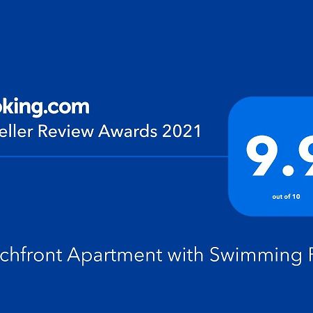 Beachfront Apartment With Swimming Pool มินเดโล ภายนอก รูปภาพ