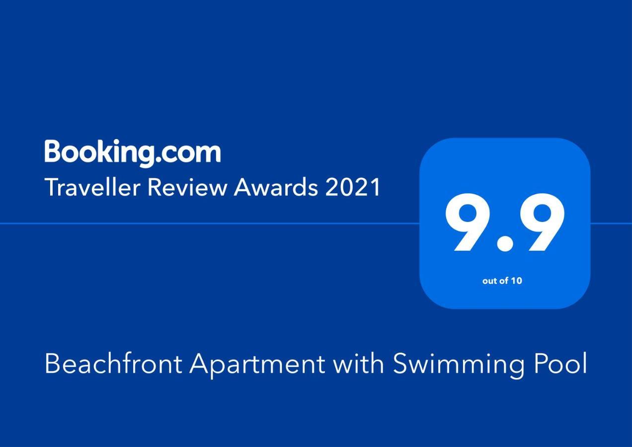 Beachfront Apartment With Swimming Pool มินเดโล ภายนอก รูปภาพ